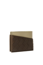 Intrecciato Oblique Bi-Fold Wallet